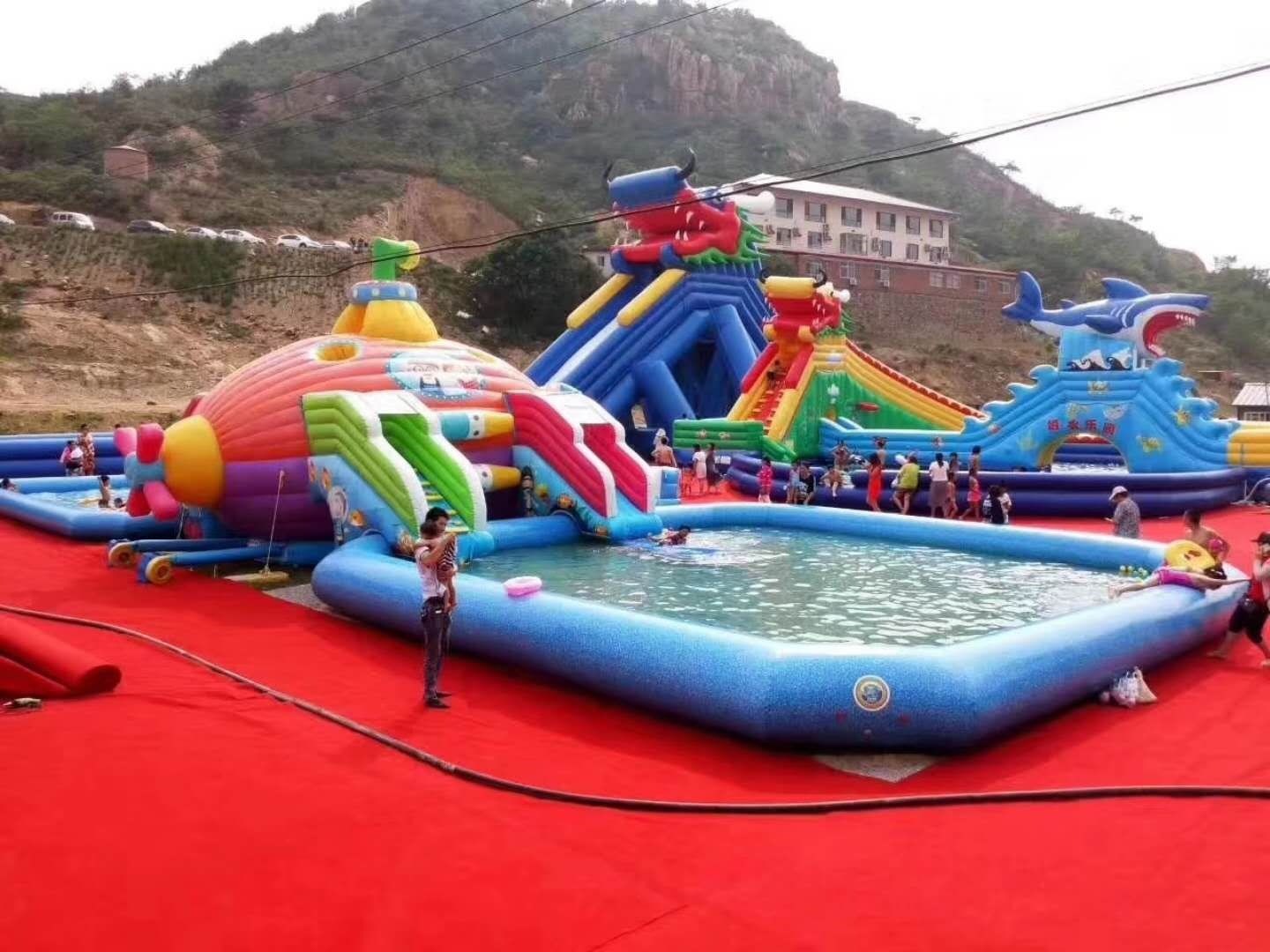林州深海潜艇儿童乐园充气游泳池